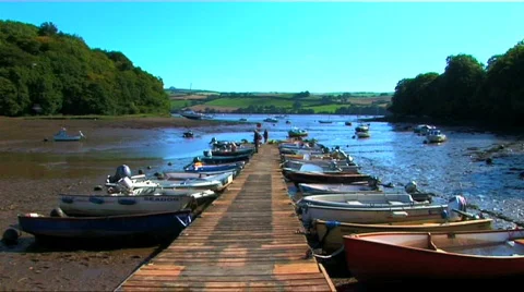 Tranquil water scene Stock Footage 265568