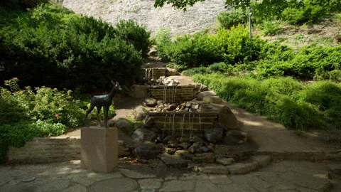 Tranquil Waterfall in Tallinn Stock Footage 295085523