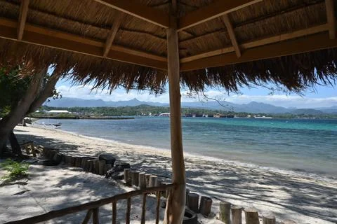 Tranquility at the Beach Cottage Stock Photos