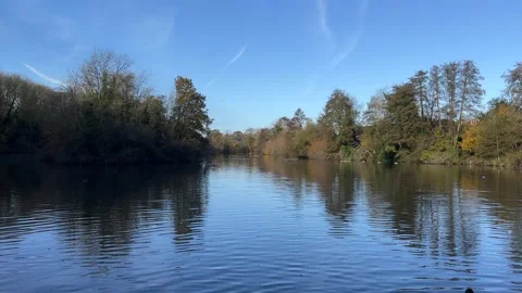 Tranquility - lake in England Stock Footage 294039495
