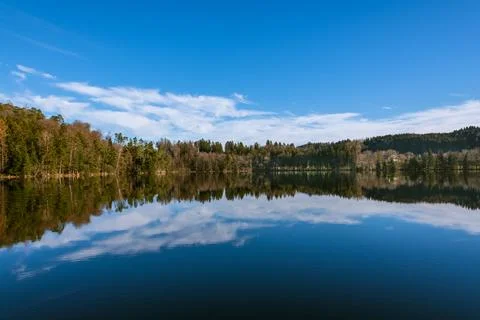 Tranquility At Lake Tuettensee Stock Photos
