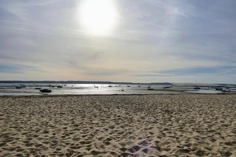 Tranquility at sea. Stock Photos