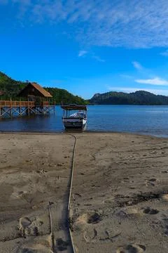 Tranquility by the Shore Stock Photos