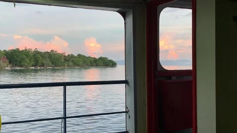 Tranquility view from the Ferry 스톡 동영상 232769788