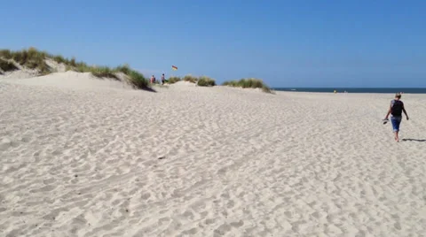 Tranquill beach scene Stock Footage 36460012