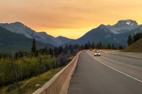 Trans-Canada highway Stock Photos