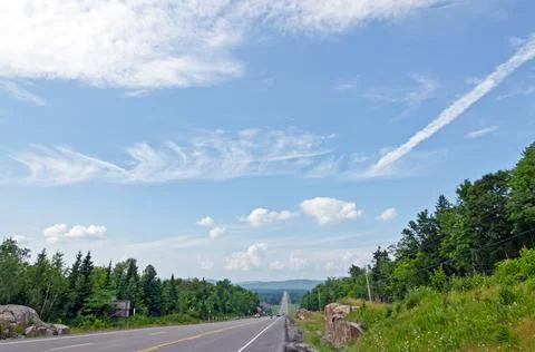 Trans Canada highway Stock Photos