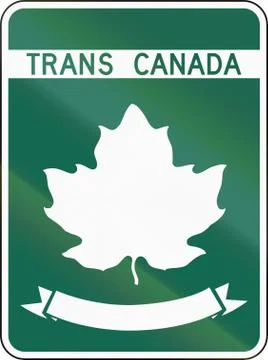 Trans-Canada Highway Template Stock Illustration