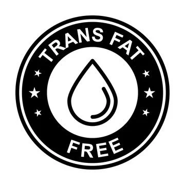 Trans fat free icon vector for graphic design, logo, website, social media, m 스톡 일러스트