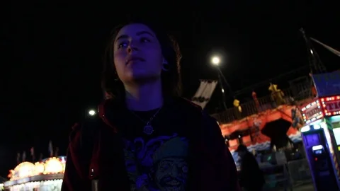 Trans Teen at Fair Stock Footage 80074020