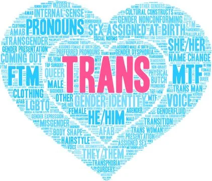 Trans Word Cloud Stock Illustration