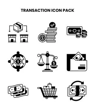 Transaction DuoTone Design Icons Pack Иллюстрация