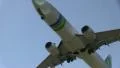 Transavia plane crossing the sun HD Footage