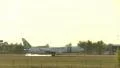 Transavia sunset landing HD Footage