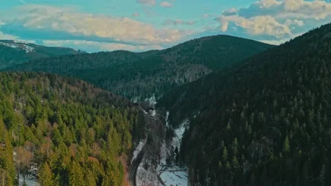 TransBucegi Road, Romania Stock Footage 233916798