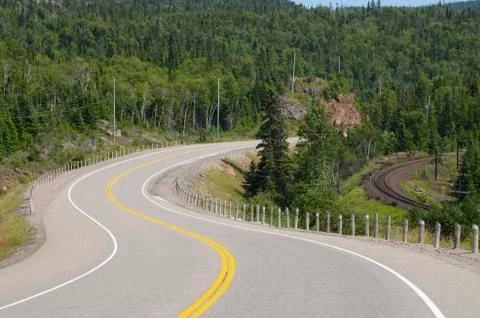 Transcanada highway Stock Photos