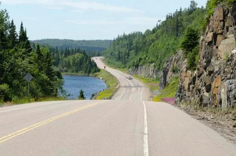 Transcanada highway Stock Photos