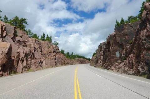 Transcanada highway Stock Photos
