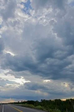 Transcanada highway Stock Photos