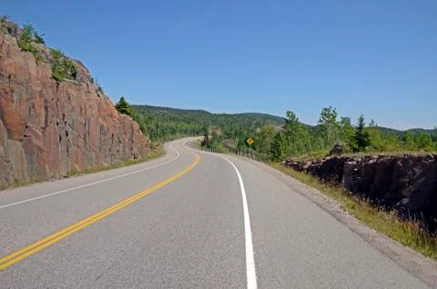 Transcanada highway Stock Photos