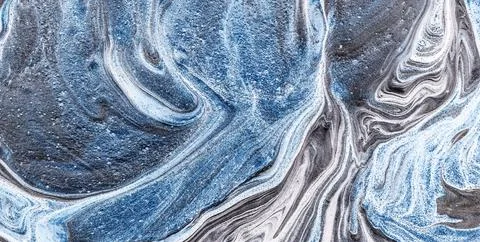 Transcendent Inks: A Mesmerizing Dive into the World of Liquid Art Stock Illustration