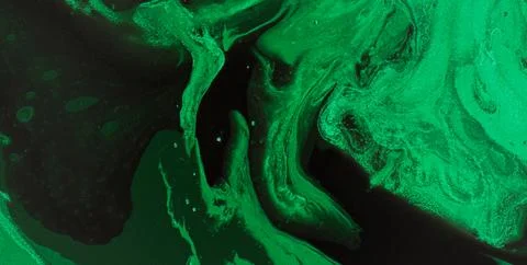 Transcendent Inks: A Mesmerizing Dive into the World of Liquid Art Stock Illustration
