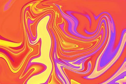 Transcending boundaries with immersive abstract liquid backdrop with combin.. Stock Illustration