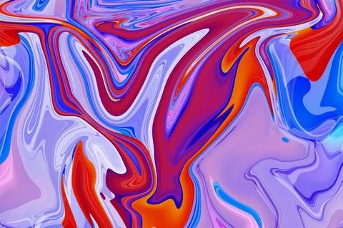 Transcending boundaries with marbled fluid expression hand-painted backgrou.. Stock Photos
