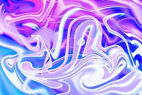 Transcending boundaries with vibrant gradient wave and iridescent holograph.. Stock Illustration