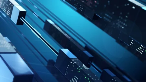 Transfer and storage of data Video stock 99412691