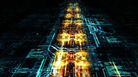 Transfer and storage of data sets. 3D Rendering Stock Footage 140353394
