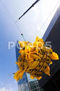 Transfer cargo crane Stock Photos