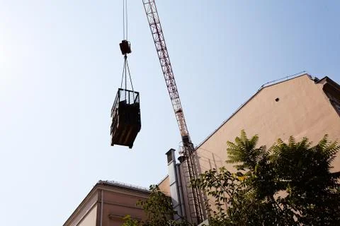 Transfer cargo crane Stock Photos