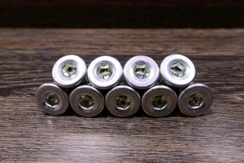 Transfer case drain plugs Stock Photos