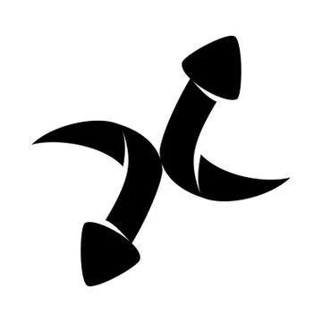 Transfer Exchange Arrow Direction Vector Black Color Isolated イラスト素材