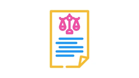 Transfer folder color icon animation Stock Footage 327273377