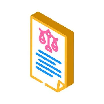 Transfer folder isometric icon vector illustration Stock Illustration