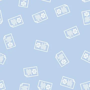 Transfer folder line vector seamless pattern Illustrazione stock
