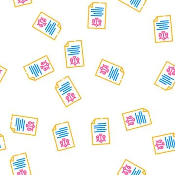 Transfer folder vector seamless pattern Illustrazione stock