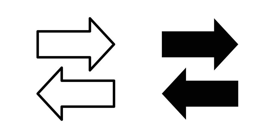Transfer icon set, collection of vector icons 스톡 일러스트