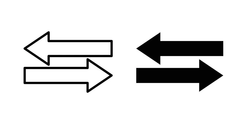 Transfer icon set. Vector EPS 10 스톡 일러스트
