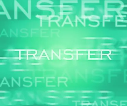 Transfer Illustrazione stock