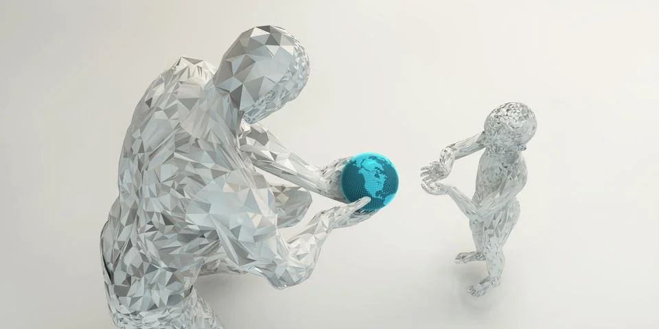 Transfer of Knowledge Stock Illustration