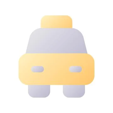 Transfer pixel perfect flat gradient two-color ui icon Illustrazione stock