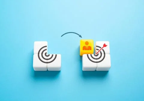 Transfer the specialist to another task. Set a new goal. Redistribute effor.. Stock Photos