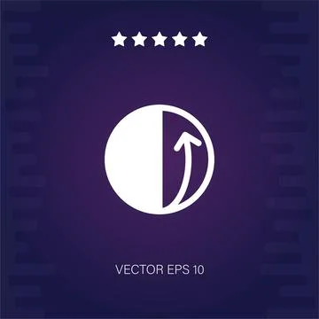 Transfer vector icon Illustrazione stock