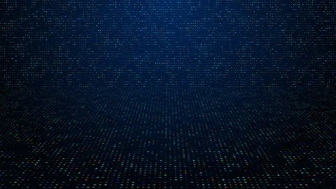 Transferring of big data, Digital data flow, Big data technology background Stock Footage 337865196