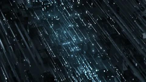 Transferring big data seamless loop 3D render animation Stock Footage 163883912