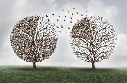 Transferring Commerce Stock Illustration