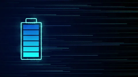 Transferring energy in the battery to electrical devices 動画素材 335619713